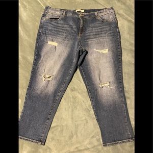 Faded glory distressed jeans